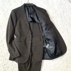 未使用 GU グレンチェック パンツ スーツ セットアップ ストレッチ