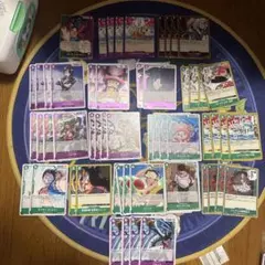 ワンピースカード　緑紫ルフィ　デッキパーツ