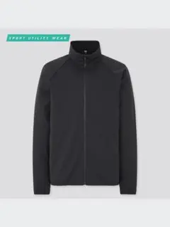 ユニクロ ウルトラストレッチアクティブジャケット 黒 L