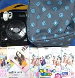【チェキ】カメラ本体・カメラバッグ・フィルムセット【生産終了フィルム10枚✕5】