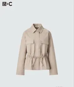 ユニクロC コットンブレンドドローストリングジャケットM