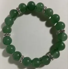 グリーンアベチュリン 10mm 17cm パワーストーンブレスレット 天然石