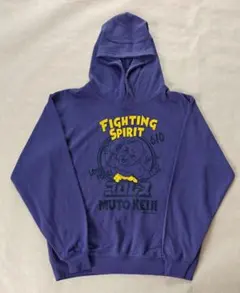 【新品・未使用 L 】新日本プロレスMUTO KEIJI グレー パーカー