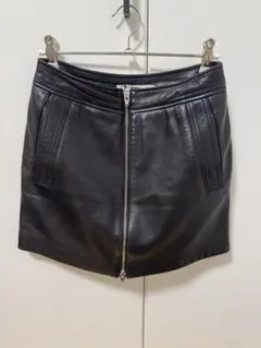 T BY ALEXANDER WANG レザーミニスカート サイズXSのサムネイル