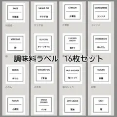 調味料ラベル　ラベルシール　ボトルシールのサムネイル