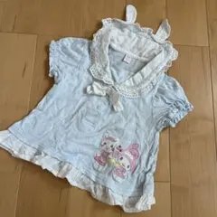 Coeur & Coeur 水色 Tシャツ 90サイズ