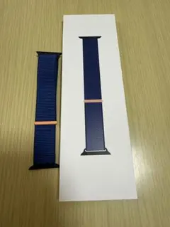 純正 アップルウォッチ45mmスポーツループ オーシャンブルー