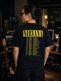 NIRVANA ニルヴァーナ BLEACH バンドTシャツ ブラック 新品 XLのサムネイル