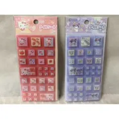 サンリオ　キティ　クロミ　タイルシール　2枚セット