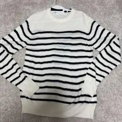 ABAHOUSE ecru メンズニット　L size