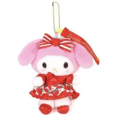 サンリオ マイメロディ いちご新聞50周年 マスコットキーホルダー 訳あり