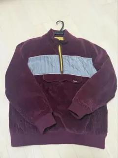 Supreme コーデュロイ ハーフジップ プルオーバー M