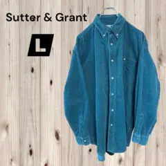 良品✨Sutter & Grant 【L】コーデュロイ長袖シャツ フォロー割⭐️