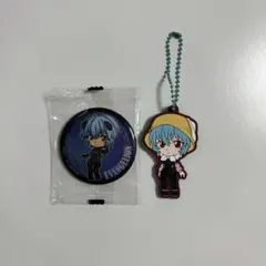 【新品 未使用】エヴァンゲリオン 綾波レイ 缶バッジ ラバーマスコットセット