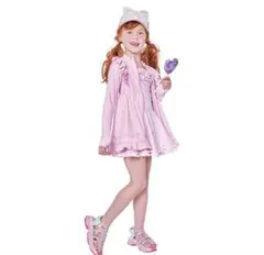 mezzopianoチェックフリル水着130 ラッシュガード110ピンク子供水着 