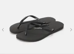 havaianas SLIM GLITTER ビーチサンダル ブラックのサムネイル