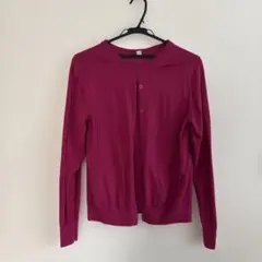 【美品】UNIQLO ピンク カーディガン 長袖