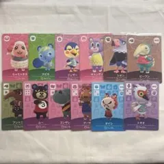 あつ森 amiiboカード 12枚セット ちゃちゃまる スピカ フェザー