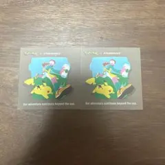 スターバックス ポケットモンスター コラボレーション ステッカー