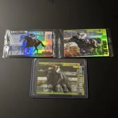 サラブレッドホースコレクション★カード3枚★ワールドプレミア★武豊★サイン入りのサムネイル