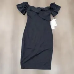 （新品）Ciel 黒 オフショルダー ワンピース　ブラック
