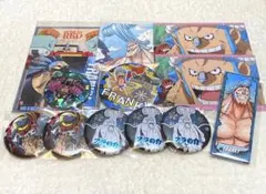 ワンピース 缶バッジ アートコースター フランキーセット