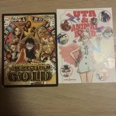 ONE PIECE FILM GOLD RED特典カード 2枚セット　プロモ ONE PIECE FILM GOLD RED特典カード 2枚セット プロモ - メルカリ