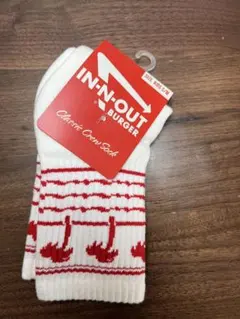 IN-N-OUT クラシッククルーソックス キッズ S/M