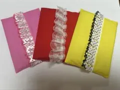 ポケットティッシュケース (*^▽^*)3点セット
