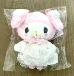 レディマイメロディ ホワイト マスコットホルダー ぬいぐるみ マイメロ サンリオ