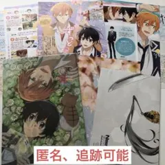 佐々木と宮野　雑誌付録クリアファイル、ポスター2枚、雑誌特集記事