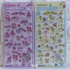 ボンボンドロップシール　サンリオ　マイメロ　ポムポムプリン