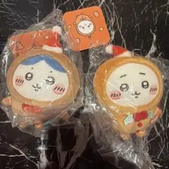 ちいかわ　ジンジャーマンマスコット　ハチワレ