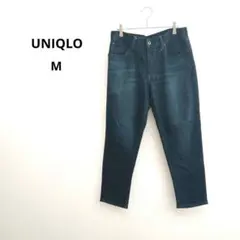 【ユニクロ】EZYジーンズ スウェット デニム インディゴ 楽チン M メンズ