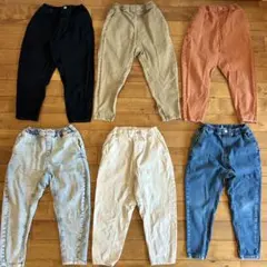 ブランシェス テーパードキッズパンツ ６本set