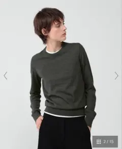 Theory 25AW Regal Wool Crewneck Sweater