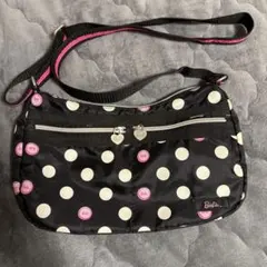 レスポ×Barbie ドット柄 ショルダーバッグ
