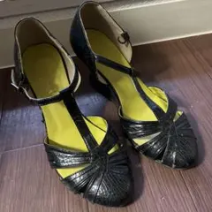 美品変形ウェッジサンダル23センチ