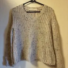 カラーネップ ニット