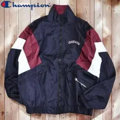 02M726◯ 90s Champion ナイロンジャケット ブルゾン アウターのサムネイル