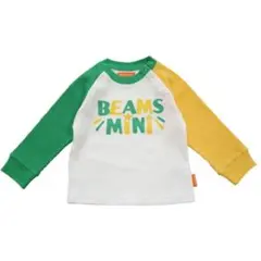 BEAMS MINI ラグランスリーブTシャツ 100cm