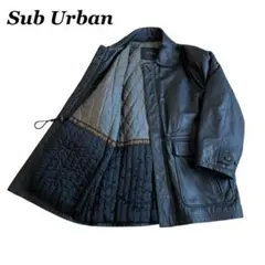 【M】Sub urban/レザージャケット/牛皮/本革/ブラック/ユニセックス M】Sub urban/レザージャケット/牛皮/本革/ブラック/ユニセックス 2026