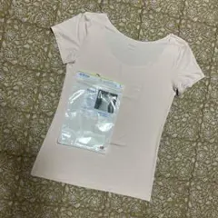 UNIQLO AIRism UネックT 半袖 ピンク Lのサムネイル