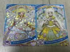 プリンセス　アイプリバズリウム　バズリウムハートイエロー　カード　みつき　つむぎ