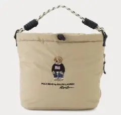 ポロ POLO レインバッグ ポロベア トートバッグ ベージュ エコバッグのサムネイル