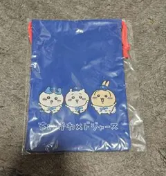 ちいかわ　ハチワレ　うさぎ　MLBドジャース　巾着