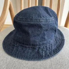 デニム バケットハット　インディゴ　古着　アウトドア　フェス　キャンプ