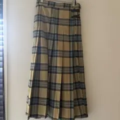 値下げ美品　niko and... チェック柄プリーツスカート