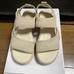 LIBERTYDOLL 厚底ニットサンダル ベージュのサムネイル