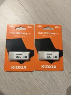 키옥시아 트랜스메모리 U301 32GB USB ✖️ 2